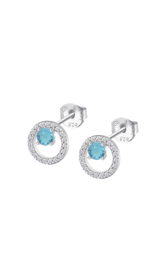 Lotus Silver LP1933-4/1 - Orecchini a cerchio da donna in vero argento 925, idea regalo per Natale, compleanno, San Valentino per la donna