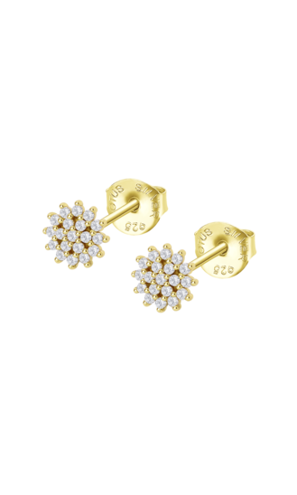 Lotus Silver LP1712-4-1 - Orecchini A Perno In Argento 925 Con Zirconi - Collezione Pure Essential - Gioielli Eleganti Donna, Chiusura A Perno, Superficie Lucida