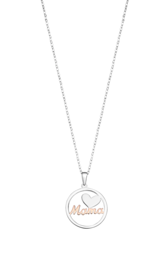 LOTUS SILVER WOMEN'S SILVER MOTHER NECKLACE LP3404-1/1