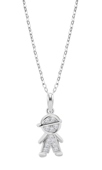 LOTUS SILVER WOMEN'S SILVER MOTHER NECKLACE MOTHER'S LOVE LP3759-1/1