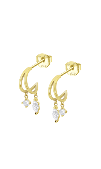 Orecchini Lotus Silver Infinito In Argento Per Donna – LP1872-4/2, Eleganti E Simbolici, Regalo Con Garanzia