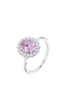 Bague Fleur De Lotus Réglable Pour Femmes - Symbole Méditation, Yoga, Chakra - Acier Inoxydable - 13