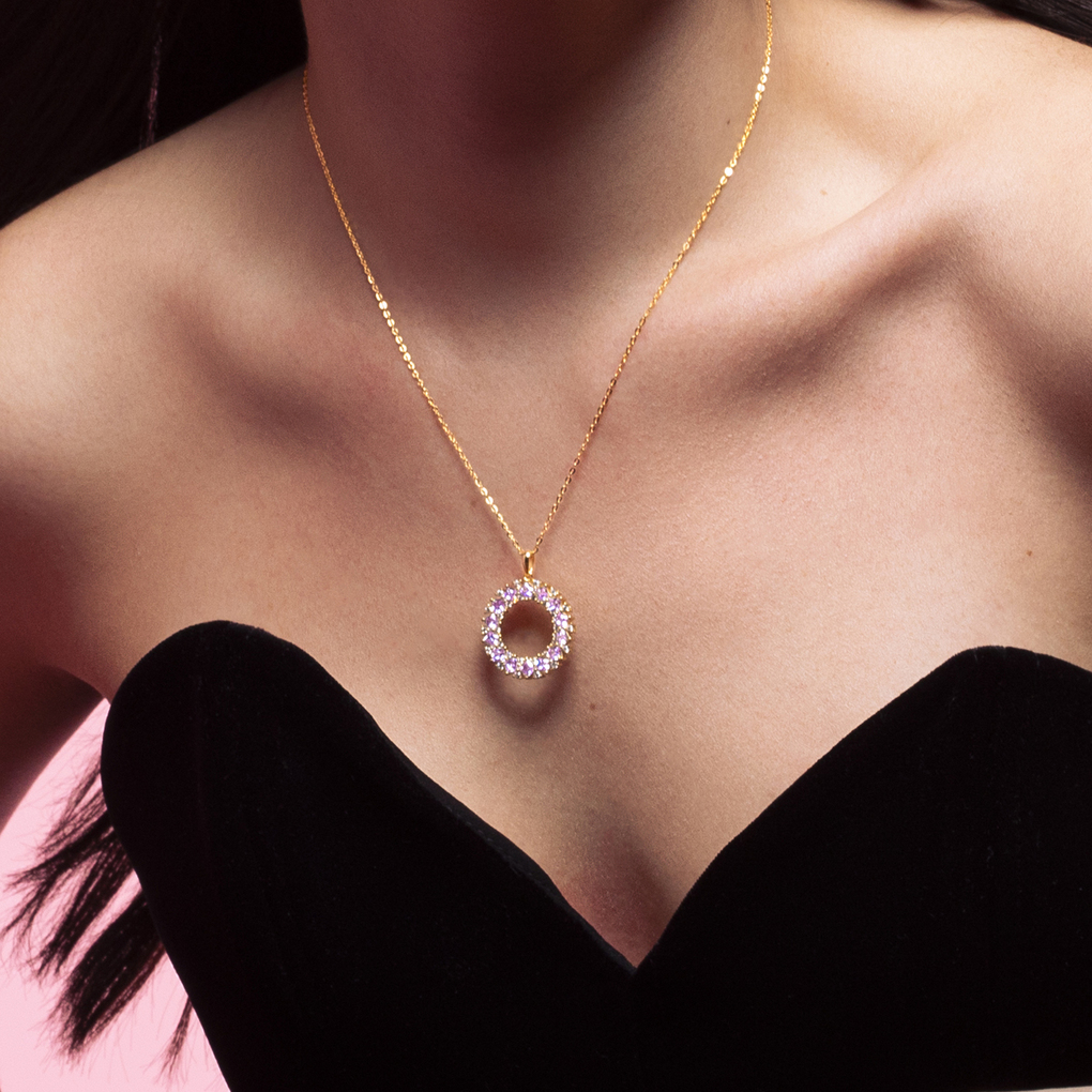 アクセサリー LOTUS SILVER NECKLACE GOLD Gold Lotus Pendant Necklace in Sterling Silver | Yun Boutique
