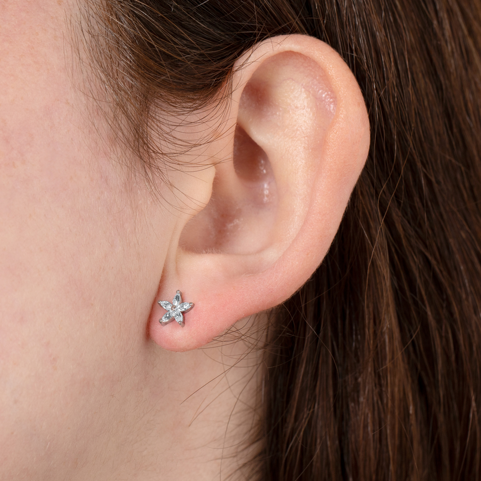 PENDIENTES ESTRELLA LOTUS SILVER LP3090-4/2 PLATA, MUJER