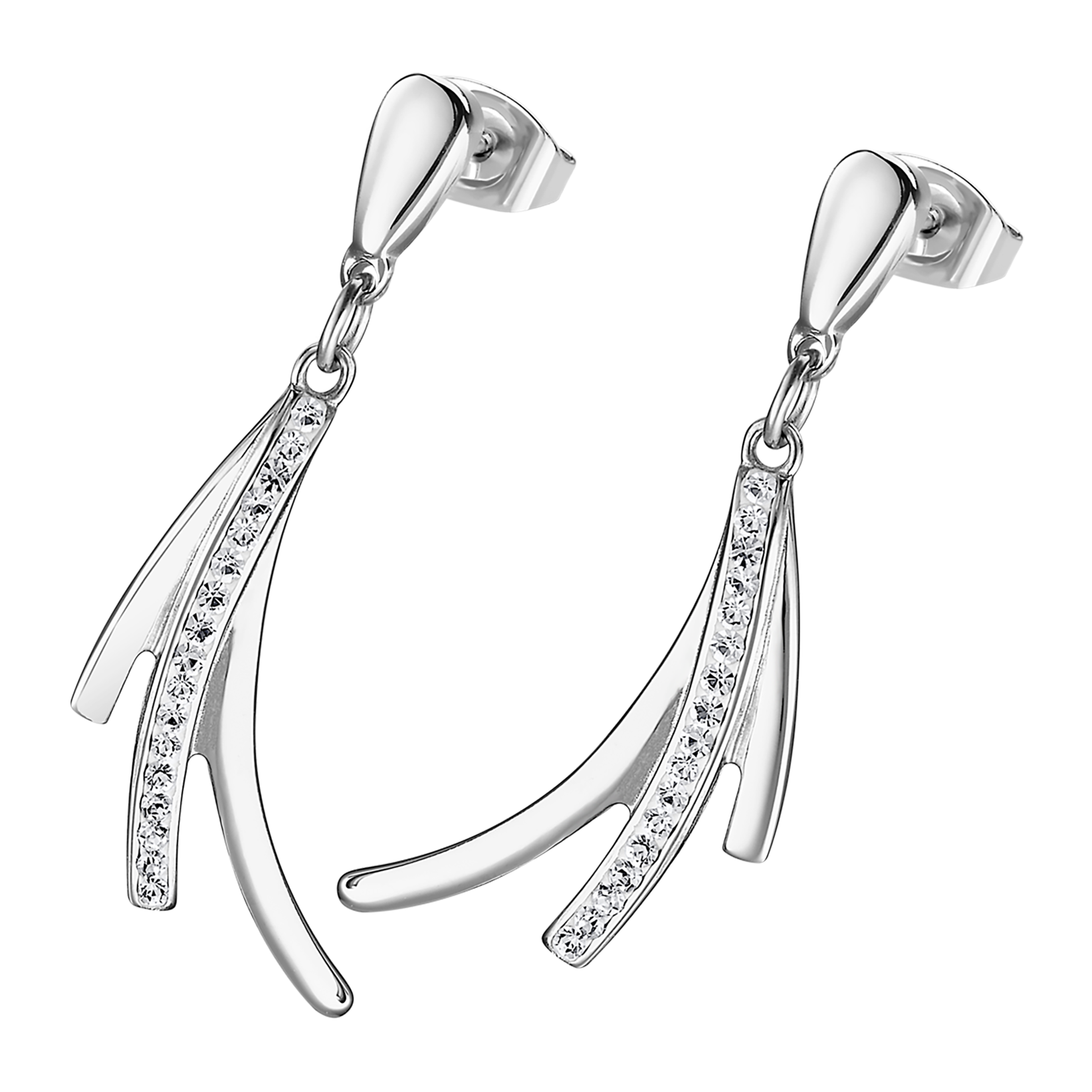 LOTUS Style Orecchini Donna In Acciaio Inox Con Zirconi Cubici, Modello LS1949-4/1 – Collezione Bliss, Eleganti, Confezione Regalo