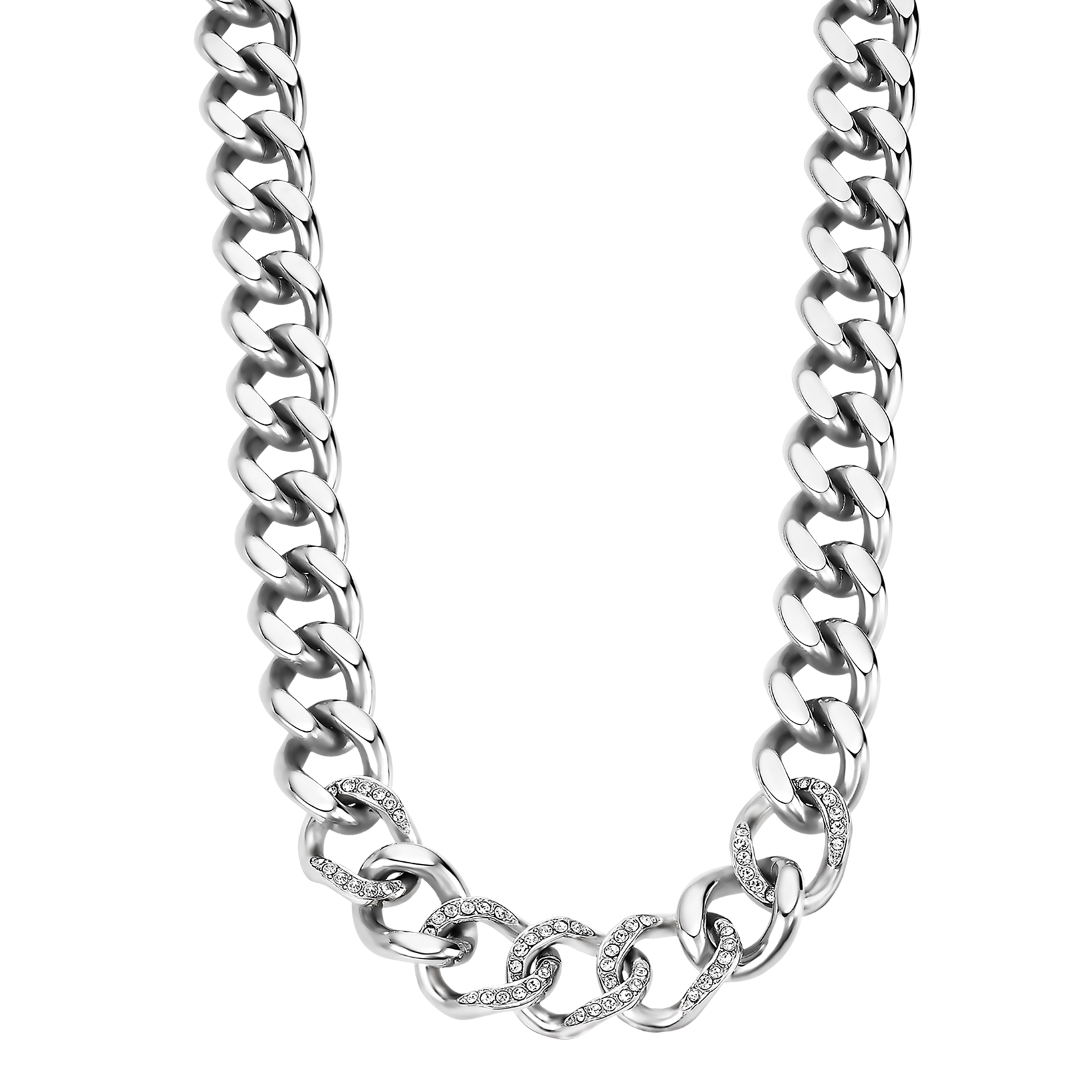Collana Donna LOTUS STYLE LS2424-1/1 Urban Woman In Acciaio 316L, Geometrica, 50 Cm