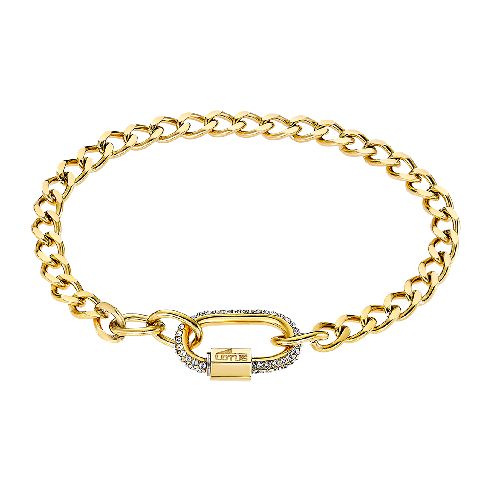 Bracelet Fantaisie en Acier Elastique avec Cristaux Cristal Swarovski