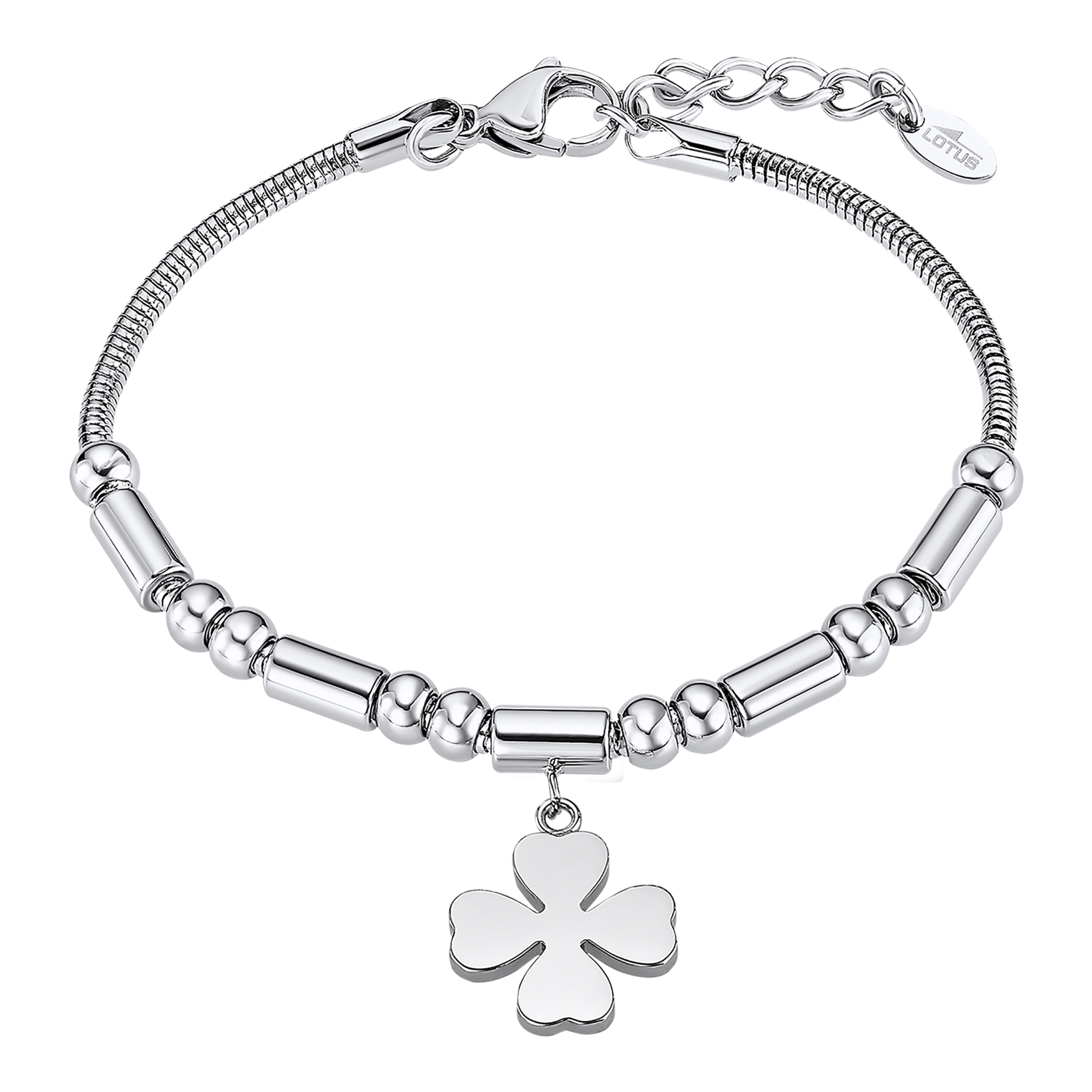 Lotus Style women's stainless steel clover bracelet LS2463-2/1