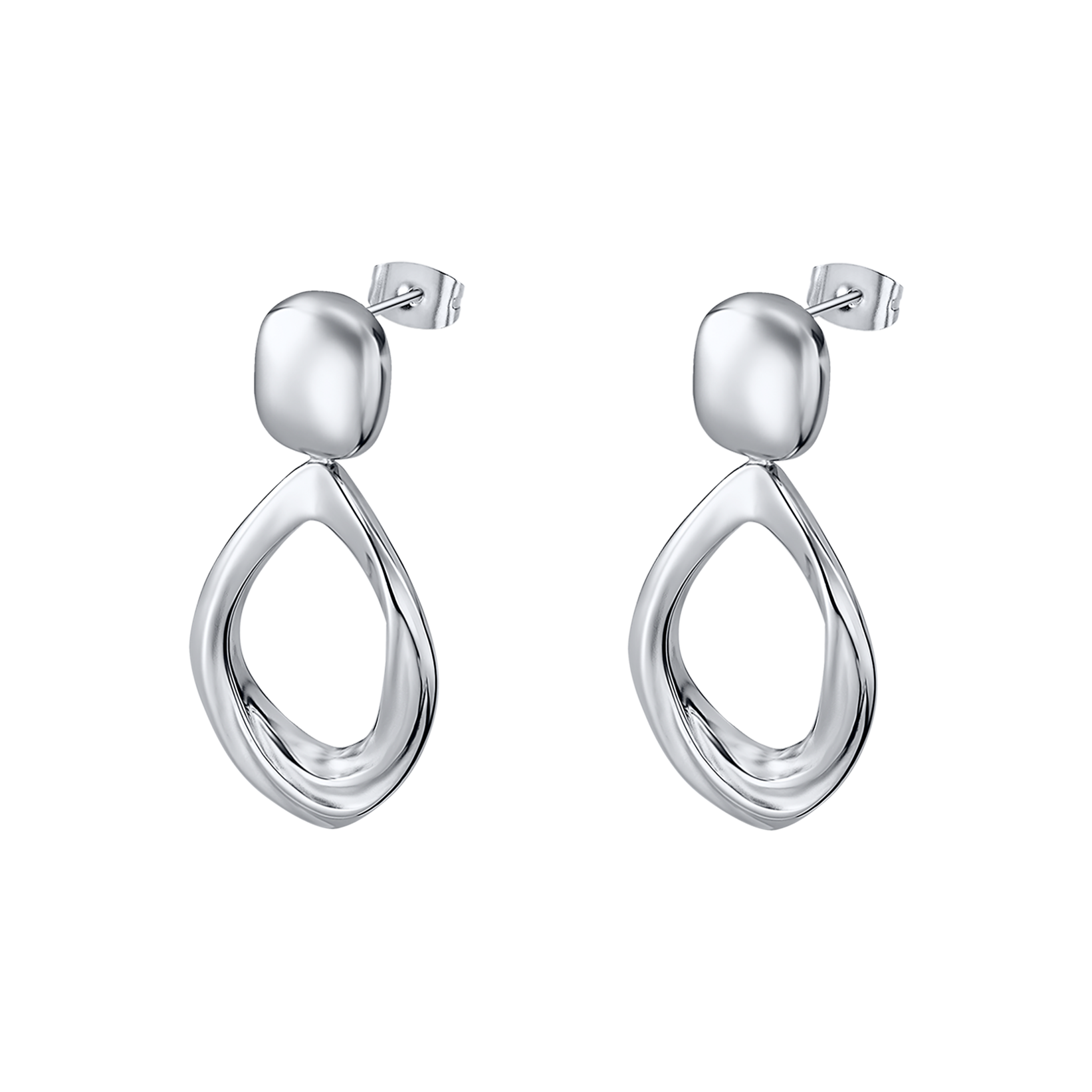Lotus Fun Orecchini A Goccia In Argento Sterling 925 – Design Orientale Taglio Carta, Fatti A Mano, Eleganza Unica