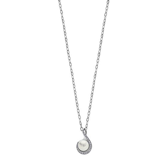 LOTUS STYLE WOMEN'S STAINLESS STEEL NECKLACE LS1854-1/1