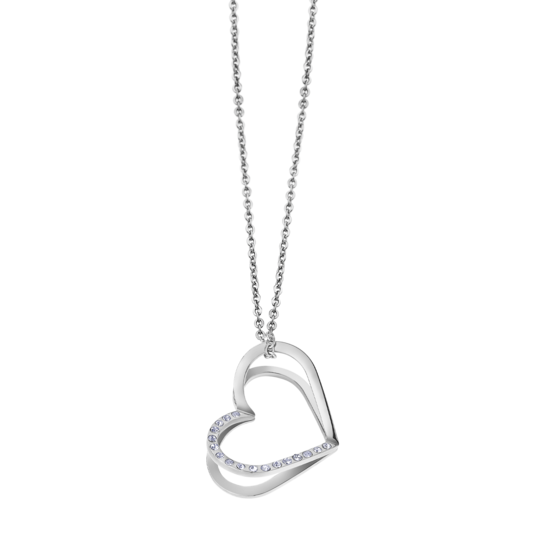 LOTUS STYLE WOMEN'S 316L STAINLESS STEEL NECKLACE LS1872-1/1