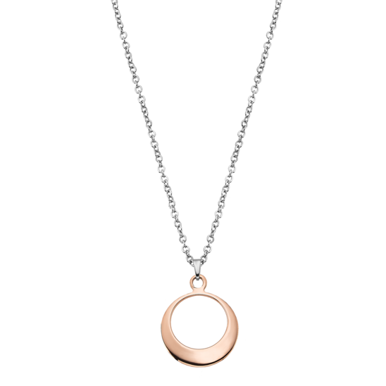 LOTUS STYLE WOMEN'S STAINLESS STEEL NECKLACE LS1892-1/2