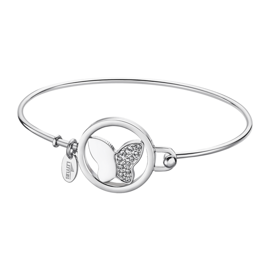 LOTUS STYLE DAMES 316L ROESTVRIJ STAAL VLINDER ARMBAND LS2014-2/2