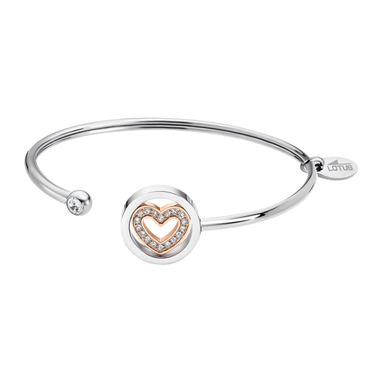 LOTUS STYLE DAMES 316L ROESTVRIJ STAAL HART ARMBAND LS2182-2/2