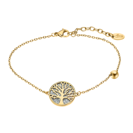 Pulsera Árbol De La Vida Lotus Style Tree Of Life Ls2225-2/5 Acero Inoxidable, Mujer