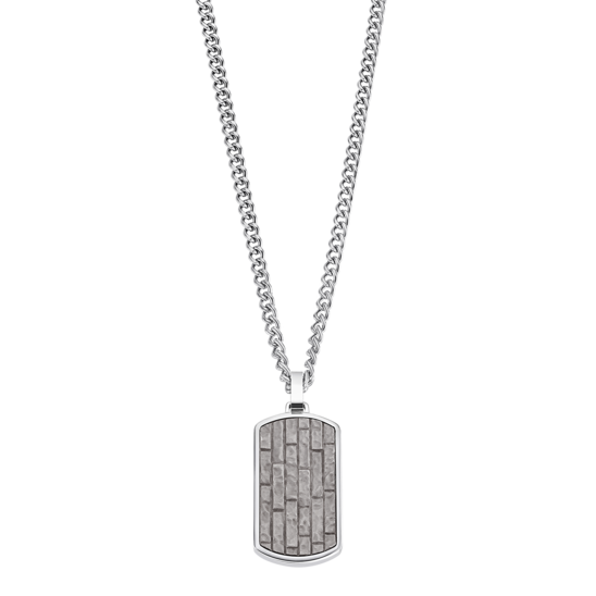 LOTUS STYLE MEN'S 316L STAINLESS STEEL NECKLACE LS2274-1/1