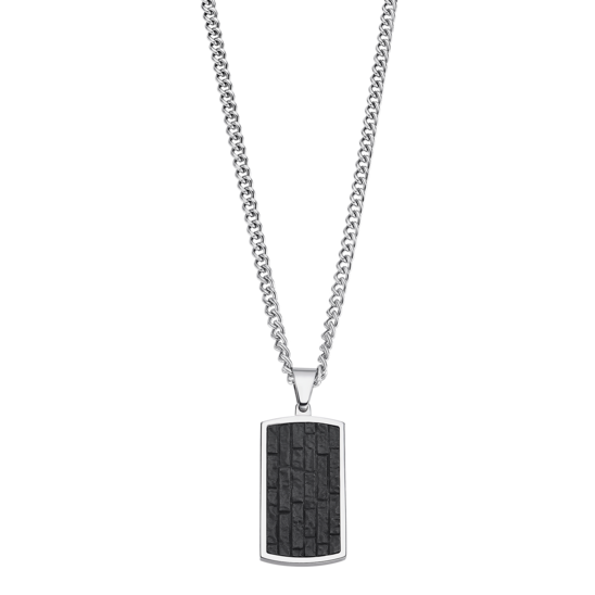 LOTUS STYLE MEN'S 316L STAINLESS STEEL NECKLACE LS2275-1/1