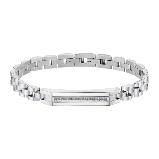 Pulsera Lotus Style Men In Black Ls2280-2/1 Acero Inoxidable, Hombre