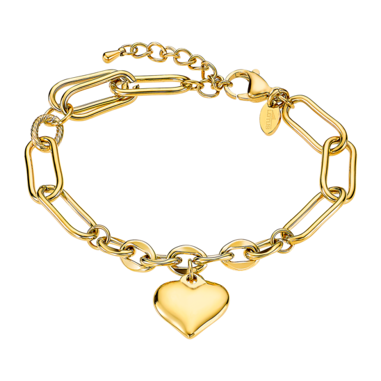 Pulsera Corazón Lotus Style Woman's Heart Ls2334-2/2 Acero Inoxidable, Mujer