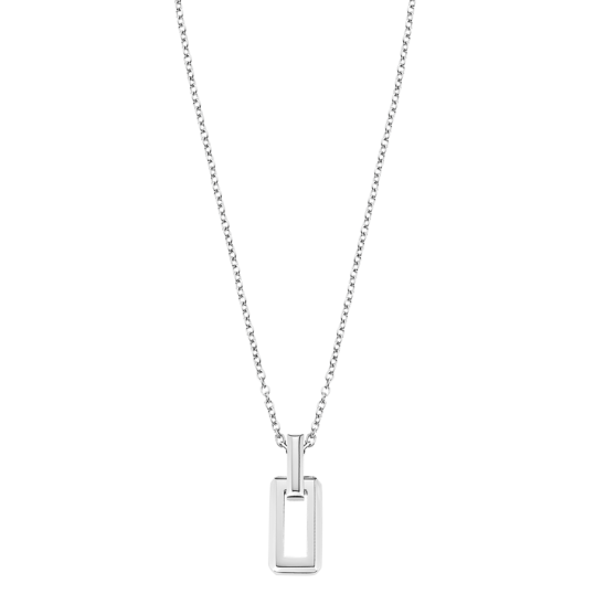 Collar Geométrico Lotus Style Urban Woman Ls2424-1/1 Acero Inoxidable 316l, Mujer