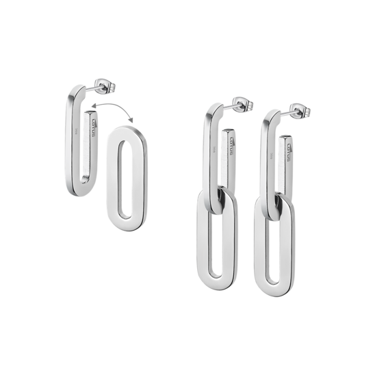 Boucles oreilles Lotus Style Bijoux Urban Woman LS2312-4-1 Acier doré