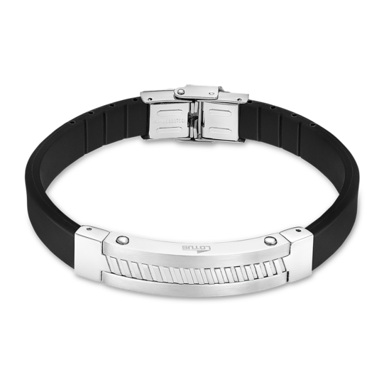 Pulsera Lotus Style Men In Black Ls2454-2/1 Acero Inoxidable, Hombre