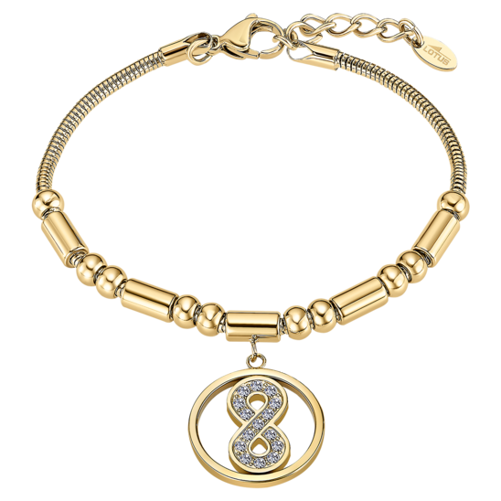 Pulsera Infinito Lotus Style Millennial Ls2464-2/2 Acero Inoxidable, Mujer