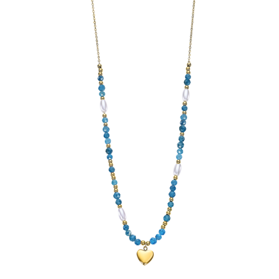 Collar Lotus Style Woman's Heart Ls2553-1/1 Acero Inoxidable, Mujer