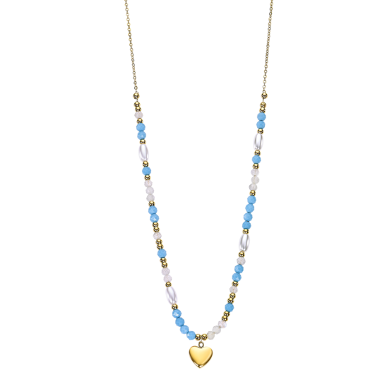 Collar Lotus Style Woman's Heart Ls2553-1/3 Acero Inoxidable, Mujer