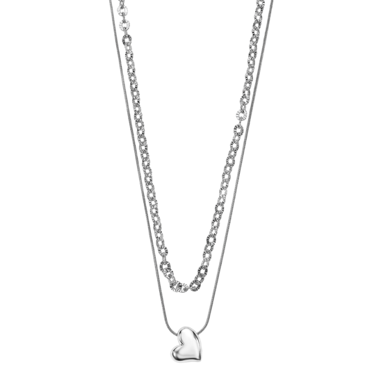 Collar Corazón Lotus Style Woman's Heart Ls2554-1/1 Acero Inoxidable, Mujer