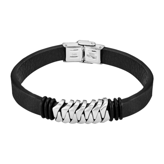 Pulsera Lotus Style Men Basic Ls2588-2/1 Acero Inoxidable, Hombre