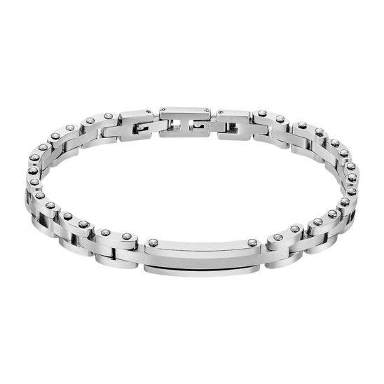 Pulsera Lotus Style Men In Black Ls2596-2/1 Acero Inoxidable, Hombre