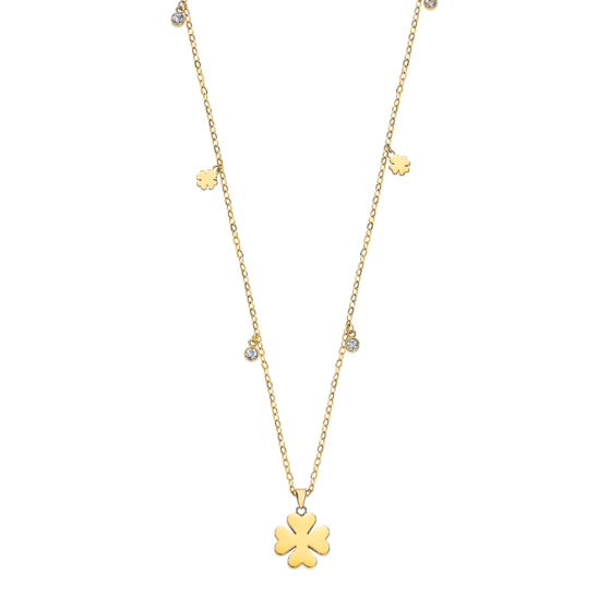 Collar Lotus Style Old Money Ls2601-1/2 Acero Inoxidable, Mujer