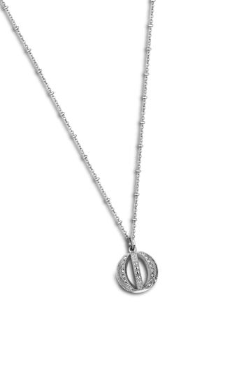LOTUS STYLE WOMEN'S STAINLESS STEEL NECKLACE LS1749-1/1