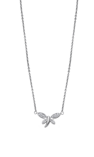 LOTUS STYLE WOMEN'S STAINLESS STEEL NECKLACE LS1882-1/1
