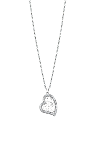 LOTUS STYLE WOMEN'S 316L STAINLESS STEEL NECKLACE LS1884-1/1