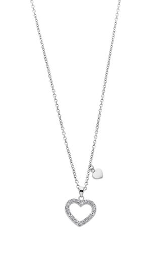 LOTUS STYLE WOMEN'S STAINLESS STEEL NECKLACE WOMAN'S HEART LS2026-1/1