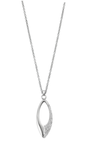 LOTUS STYLE WOMEN'S STAINLESS STEEL NECKLACE LS1911-1/1