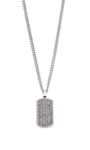 LOTUS STYLE MEN'S 316L STAINLESS STEEL NECKLACE LS2274-1/1