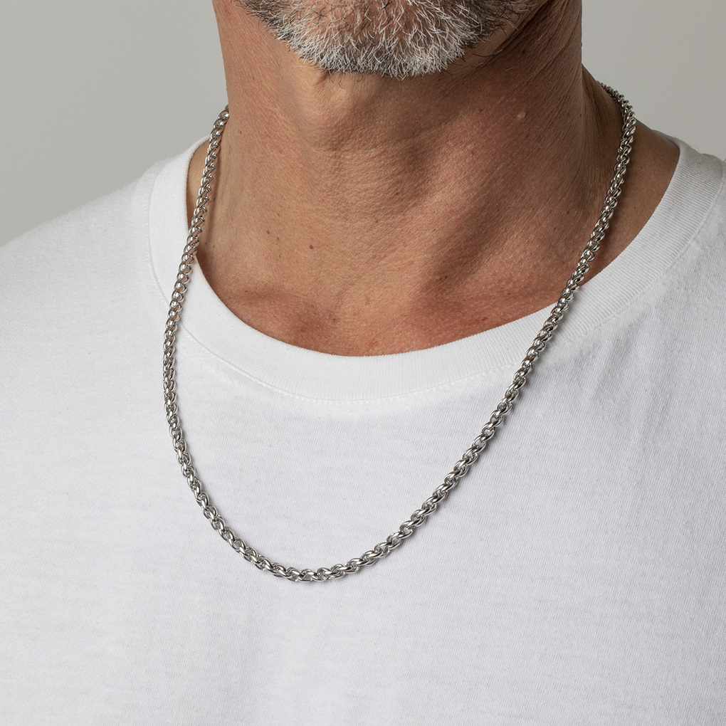 Fossil Drew ketting met hanger JF04360710 • Goud • de Bijenkorf