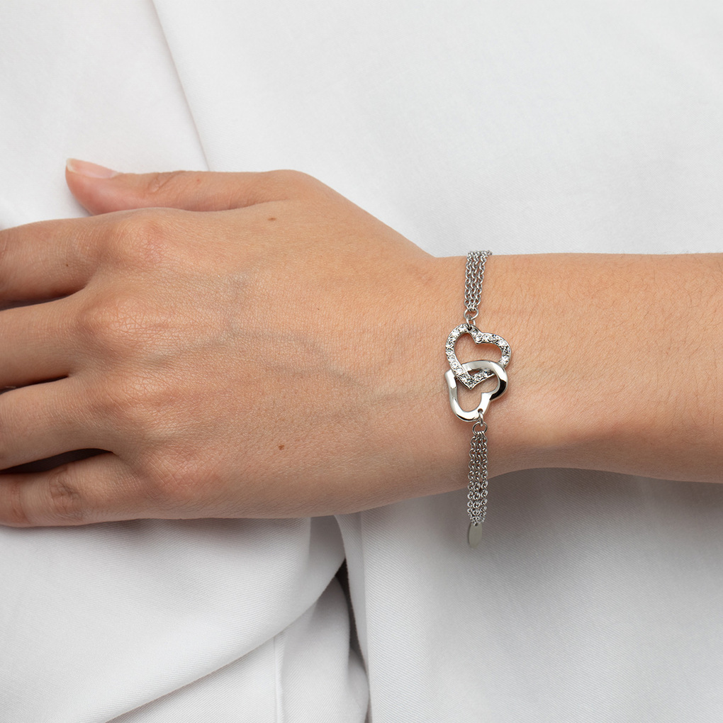 BRACELET COEUR LOTUS STYLE LS1912-2/1 ACIER INOXYDABLE FEMME