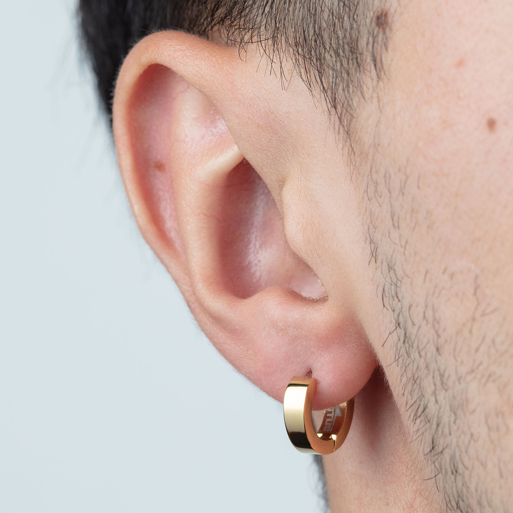 Boucles D'Oreilles Créoles En Émail Jaune Fluo 60 Mm D-Large, Taille