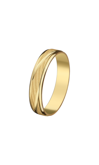 TIME ROAD UNISEX 18K GOLD TRAURING AY18019/15
