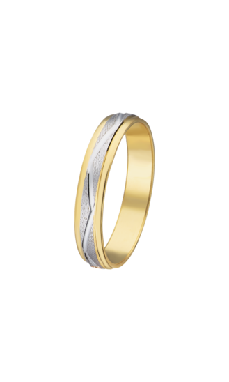 TIME ROAD UNISEX 18K GOLD TRAURING AY18029/33