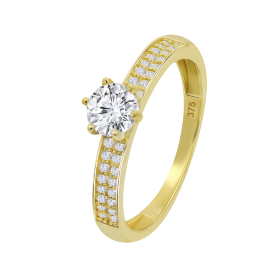 Anillo Time Road Af00050/18 Oro 9k De 375 Ml, Mujer