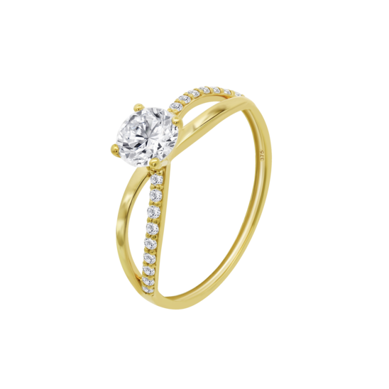 Anillo Time Road Af00051/18 Oro 9k De 375 Ml, Mujer
