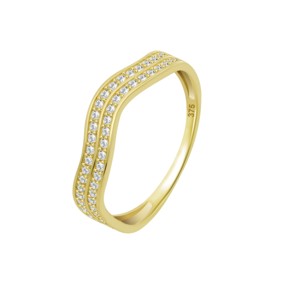Anillo Time Road Af00055/12 Oro 9k De 375 Ml, Mujer