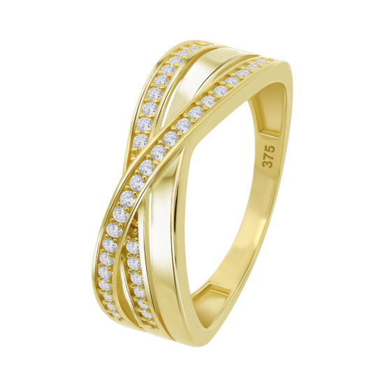 Anillo Time Road Af00056/14 Oro 9k De 375 Ml, Mujer