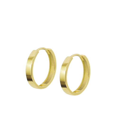Pendientes Time Road Af00083/10 Oro 9k De 375 Ml, Mujer