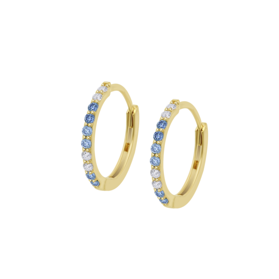Pendientes Time Road Af00093/12 Oro 9k De 375 Ml, Mujer